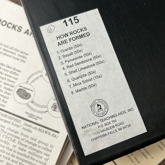 Science microscope slide set 115 How Rocks are Formed - Picture 10 of 11